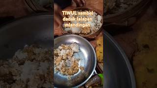 NASI TIWUL SAMBEL DADAKAN lalapan mlandingan