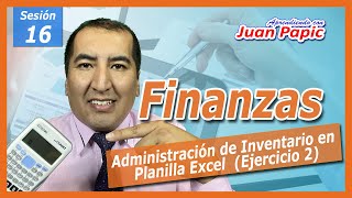 Cómo desarrollar un EJERCICIO de ADMINISTRACIÓN DE INVENTARIOS en PLANILLA EXCEL (EJERCICIO 2)