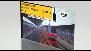 [KA FEEDER] COMMUTERLINE KAMPUNG BANDAN - JAKARTA KOTA | TRAINZ SIMULATOR INDONESIA