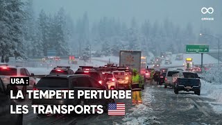 Une puissante tempête hivernale s'est abattue sur la côte ouest des États Unis