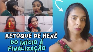 Como Retocar o Cabelo Com Henê Pelúcia Bisnaga | 8° aplicação 🖤