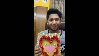 Tawhid Afridi opening gifts on facebook live! #tawhidafridi