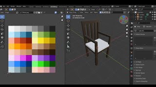 How to make a basic chair in blender 2.90 for beginners