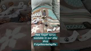 Great fidget apron for elderly.  Nursing home gift. Memory care for dementia/alzheimers patients