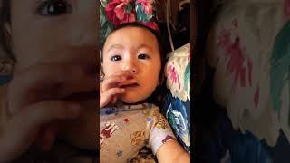 Baby making babbling sounds #babbling #babysounds #babyshorts #funnybabiesvideos