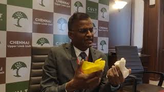 Dr Ram Chidambaram, founder and director of Chennai Upper Limb Unit launches