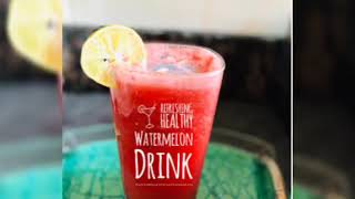 Refreshing Healthy Watermelon Drink | The Pepperific