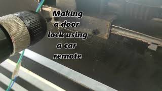 AUTOMATIC GATE LOCK #shorts FULL VIDEO@My DIY creations