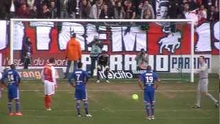 Stade de Reims-Lyon, 07/04/2013, but de  Krychowiak