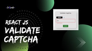 How to Generate & Validate Captcha in 5 min ? | React Js 🔥🚀 #reactjs #coding #trending #viral