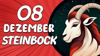 DU BEKOMMST EINEN HERZINFARKT❗️ STEINBOCK ♑ HEUTE, 8. Dezember 2024