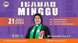 IBADAH MINGGU SESI 2 | GMIM YERUSALEM MANEMBO - NEMBO ATAS  | 21 JULI 2024