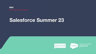 Salesforce Summer 23 Release Highlights