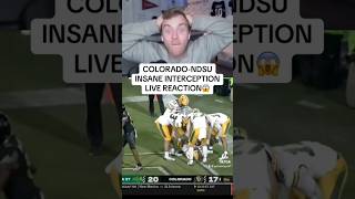 INSANE INTERCEPTION FOR NDSU WOWW!  #collegefootball #collegefootball25