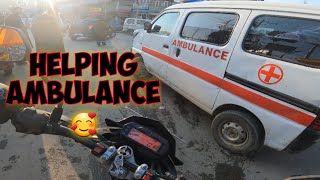 New Bike Update | Helping Ambulance | THE KMR RIDER