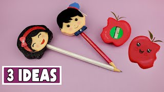 How to make a Snow White themed gift🍎Foam Sheet Ideas, Back to School, top for pencil 📝