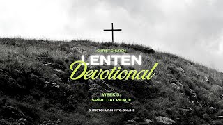 Lenten Devotion: March 26, 2023