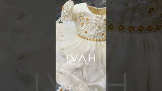 Unique Luxury Baptism Dress For Baby Girl In Kerala |Baptism Set in Kerala | IVAH baptism Dress