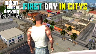 New entry in citys 🤠 | Indian bike driving san andreas