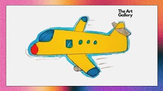 Easy aeroplane drawing #howtodraw #artforkids #drawing #aeroplane #scenery