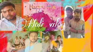 holi  party 🥳 vilog  full enjoy.. holi vilog to all friends #holiparty #holi Colorful Holi Party Fun