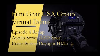 FilmGear® Virtual Demo Ep.4 Recap - The Apollo Series / Boxer Series.