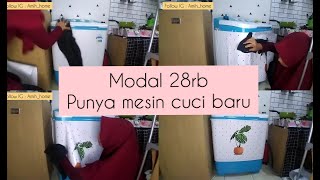 yey berasa punya mesin cuci baru