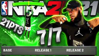 *NEW* BEST JUMPSHOT AFTER PATCH ON NBA 2K21 HIGHEST GREEN WINDOW 100% GREENLIGHT NEVER MISS AGAIN!!