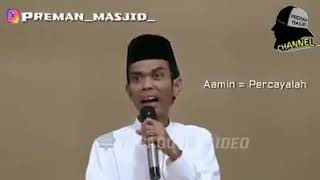 Yang Benar Aamin, Amiin, Ammin, Amin dan Aamiin - Ust. Abdul Somad Lc.,MA