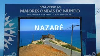 NAZARE: Praia do Norte + Farol + Paisagem - Videos Portugal Travel