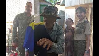 LA MULȚI ANI maiorului în retragere POPA NECULAI, ultimul veteran de război din Pufești, Vrancea