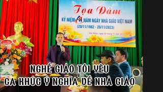 Nghề giáo tôi yêu Hoàng Trọng Quý