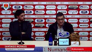 Rueda de prensa de Santiago Morales y Rubén Andrés