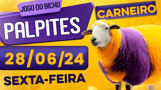 PALPITE DO DIA 28/06/2024 - JOGO DO BICHO 🍀 TODAS AS LOTERIAS 🍀