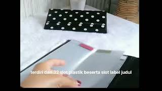 Dompet Pintar  Wallet Organizer Pengatur Keuangan Bulanan MOTIF Polkadot Jangkar