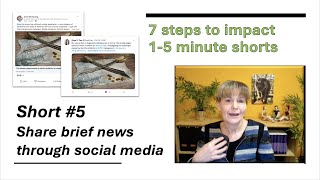 7 steps to impact 5 - Share brief news on social media