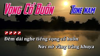 [Karaoke] Vọng Cổ Buồn | Tone nam