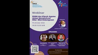 Webinar PKBN dan Kiprah Agama dalam Memperkuat Nilai-Nilai Kebangsaan