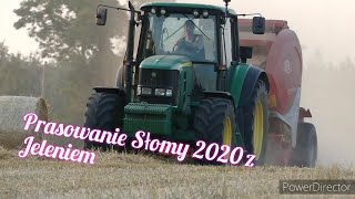 Prasowanie Słomy 2020☆Szybki Zbiór Słomy☆John Deere & Lely