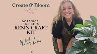 Botanical Trinkets Epoxy Resin Craft Kit. ❤️