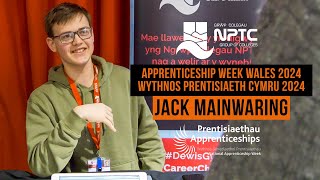 Wythnos Prentisiaethau Cymru 2024 - Jack Mainwaring