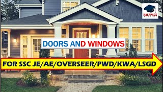 DOORS AND WINDOWS WITH ELEMENTS AND DESIGNATIONS