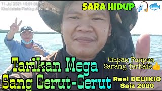 Memancing Bersama Sahabat Sara Hidup #StrikeIkan #MEGA #GERUT-GERUT #TestPowerReel #DEUKIO #2000 🎣🐟🔛