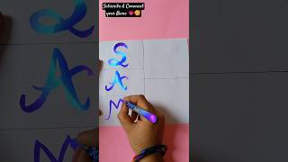 Magical Names writing 💗🥰 #letteralovers #art #drawing #diycalligraphy #shortvideo #viralshort #craft