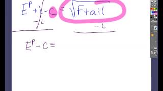 Chapter F Portfolio - Solving Literal Equations