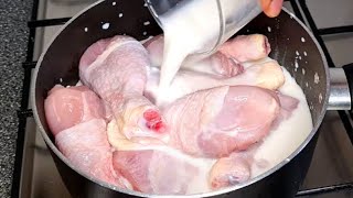 chicken with milk recipe | चिकन और दूध की रेसिपी | 🤤😋