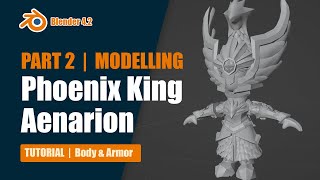 Phoenix King Aenarion Character Model Tutorial Part 2 | Blender 4.2 2024