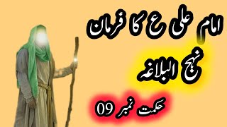 Farman Ali as // nahj ul balagha //hekmat no 09 ||فرمان علی ع || G.Murtaza Ameeni || Haq Bool