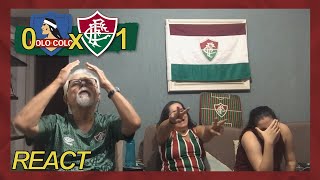 FAMILIA TRICOLOR REAGE A 0 COLO-COLO X 1 FLUMINENSE - COPA LIBERTADORES 2024