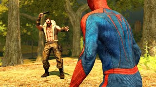 the Amazing Spider-Man Vs Kraven The Hunter Boss Fight & Cut Scene Gameplay